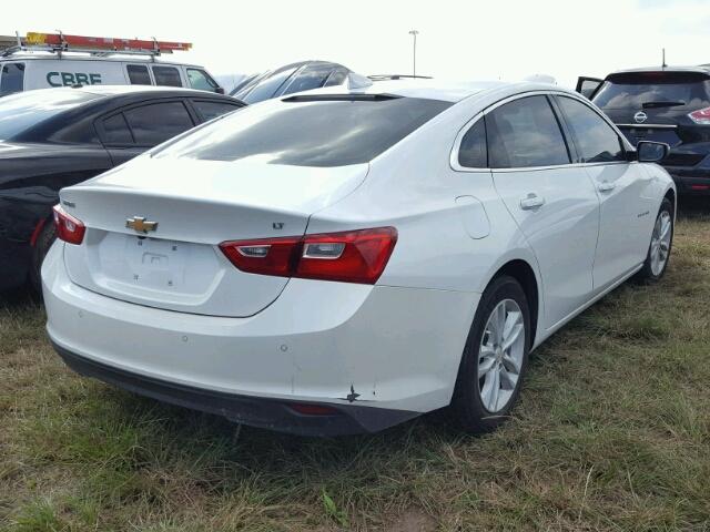 1G1ZE5ST0GF214130 - 2016 CHEVROLET MALIBU LT WHITE photo 4