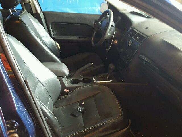 3FAHP08167R107596 - 2007 FORD FUSION SEL BLUE photo 5