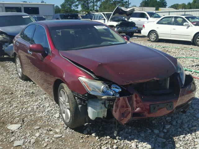 JTHBJ46G882260064 - 2008 LEXUS ES 350 MAROON photo 1