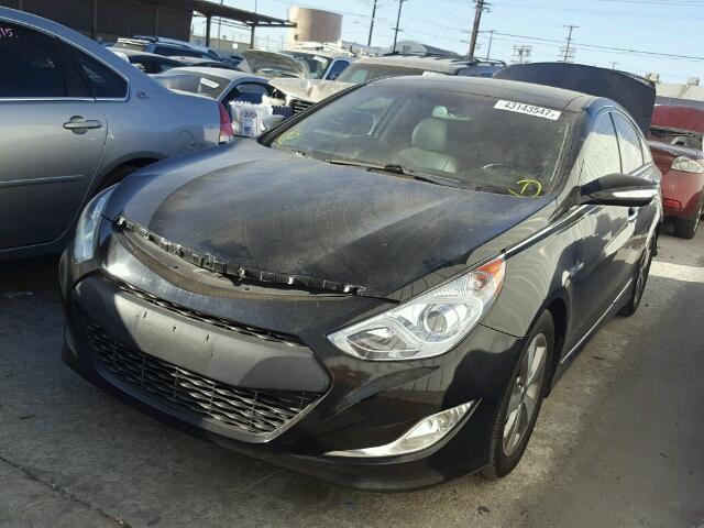 KMHEC4A49CA062979 - 2012 HYUNDAI SONATA HYB GRAY photo 2