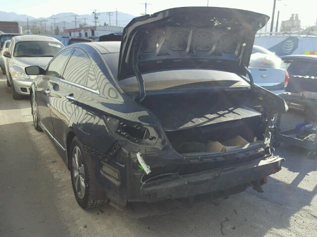 KMHEC4A49CA062979 - 2012 HYUNDAI SONATA HYB GRAY photo 3