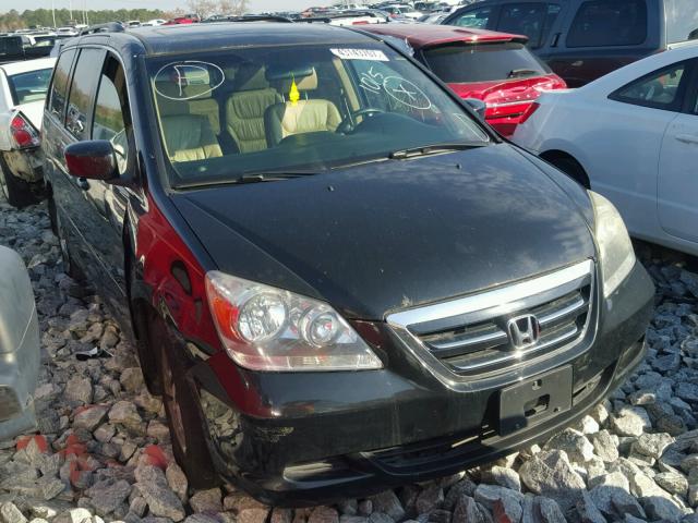 5FNRL38607B125374 - 2007 HONDA ODYSSEY EX BLACK photo 1