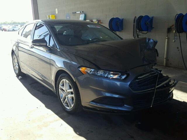 3FA6P0HR6DR266885 - 2013 FORD FUSION SE GRAY photo 1