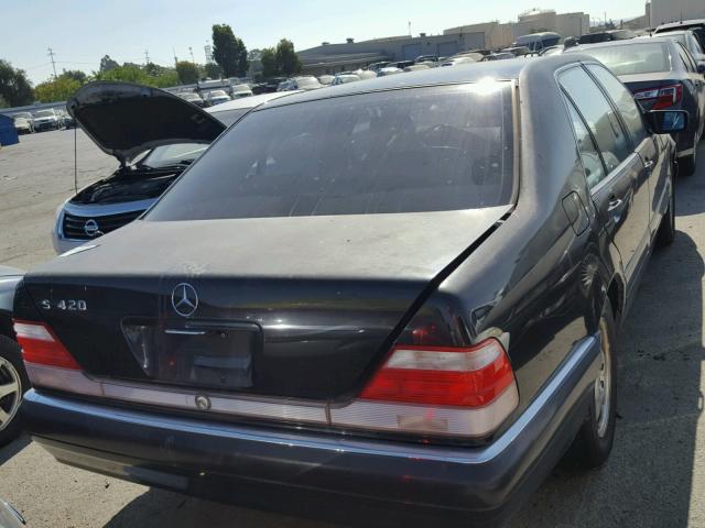 WDBGA43G4WA399802 - 1998 MERCEDES-BENZ S 420 BLACK photo 4