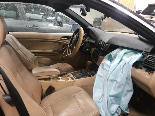 WBABR3342YEB39088 - 2000 BMW 323 CI BLACK photo 5