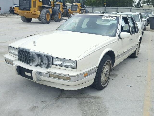 1G6KS5330LU824988 - 1990 CADILLAC SEVILLE WHITE photo 2