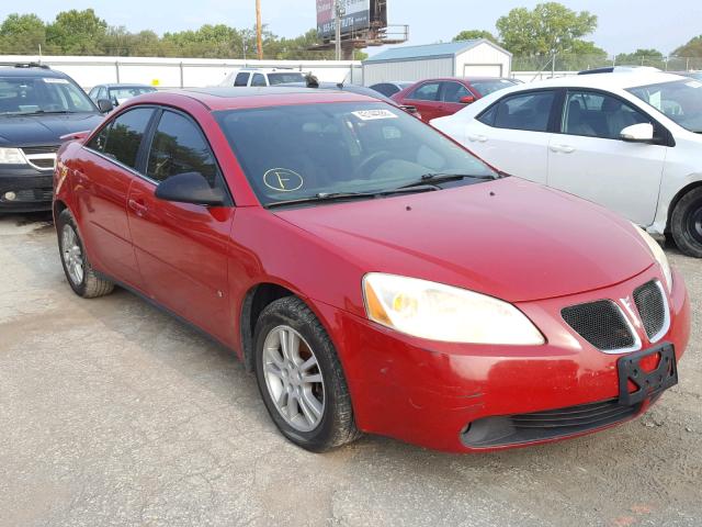 1G2ZG558964108427 - 2006 PONTIAC G6 SE1 RED photo 1