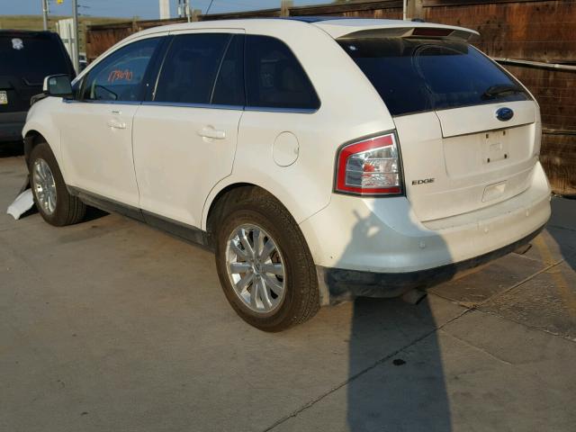 2FMDK49CX9BA93553 - 2009 FORD EDGE LIMIT WHITE photo 3