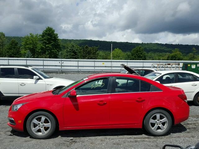 1G1PC5SB9F7162610 - 2015 CHEVROLET CRUZE LT RED photo 9