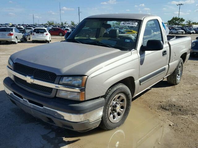 1GCEC14X95Z248289 - 2005 CHEVROLET SILVERADO SILVER photo 2