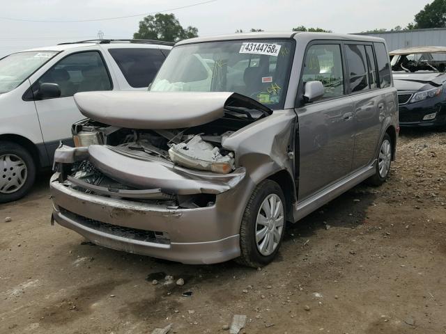 JTLKT334750213667 - 2005 TOYOTA SCION XB Grau Foto 2