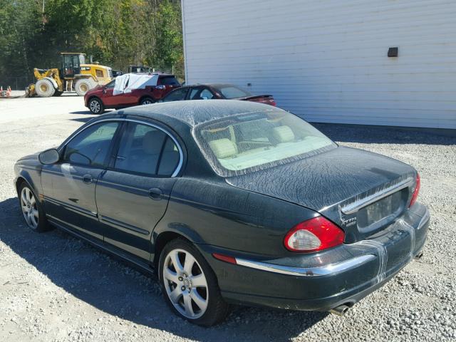 SAJEA51C04WE03864 - 2004 JAGUAR X-TYPE GREEN photo 3