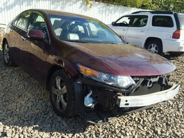 JH4CU2F67AC024030 - 2010 ACURA TSX BURGUNDY photo 1