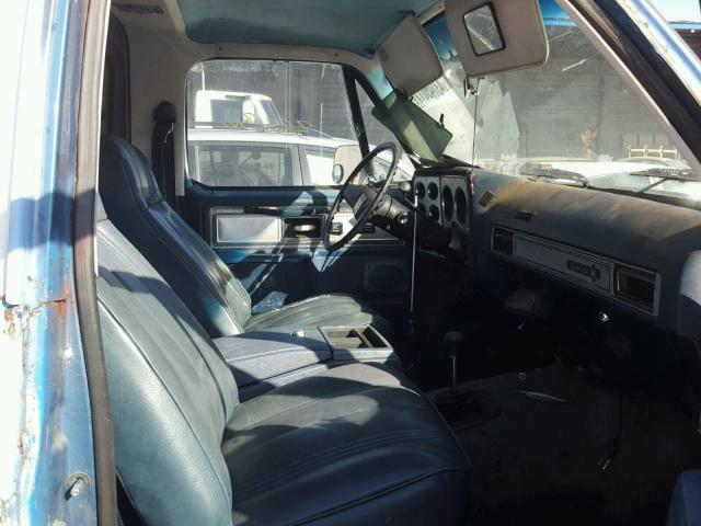 CKL18AF121436 - 1980 CHEVROLET BLAZER BLUE photo 5