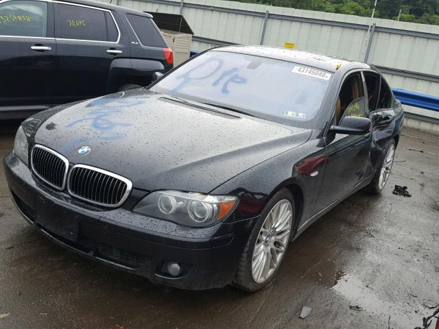 WBAHL83588DT14447 - 2008 BMW 750 I BLACK photo 2