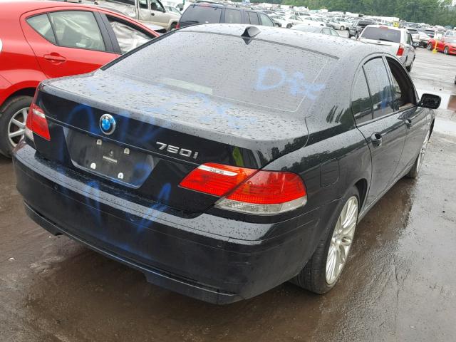 WBAHL83588DT14447 - 2008 BMW 750 I BLACK photo 4