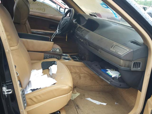 WBAHL83588DT14447 - 2008 BMW 750 I BLACK photo 5