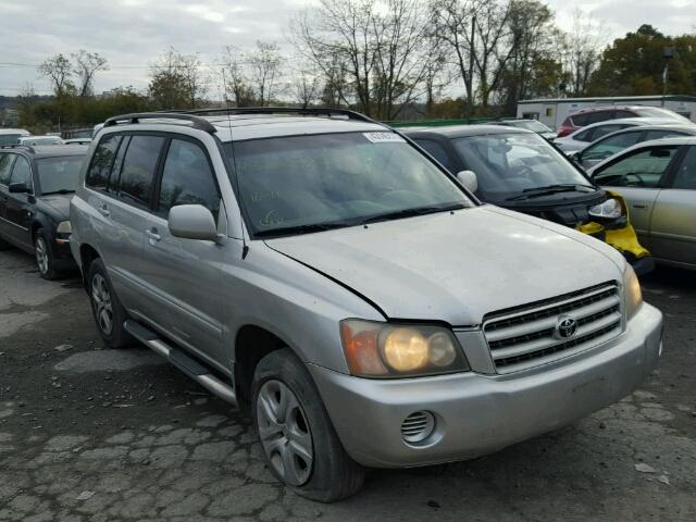 JTEHF21A820056500 - 2002 TOYOTA HIGHLANDER SILVER photo 1