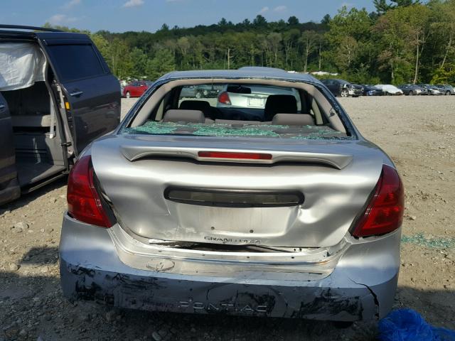 2G2WP522751205929 - 2005 PONTIAC GRAND PRIX GRAY photo 9