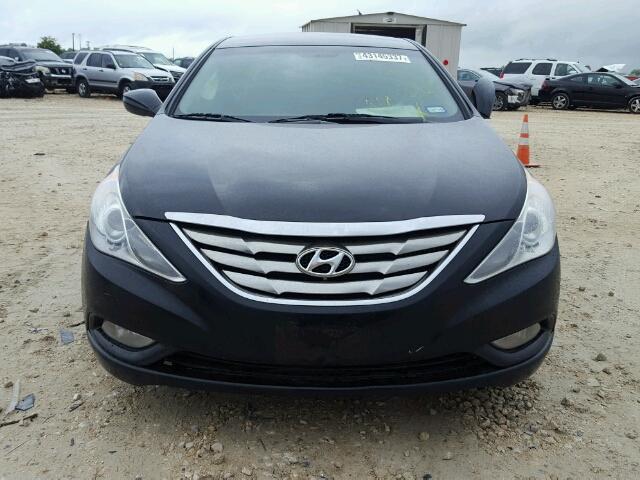 5NPEC4AB3CH420069 - 2012 HYUNDAI SONATA SE BLACK photo 9