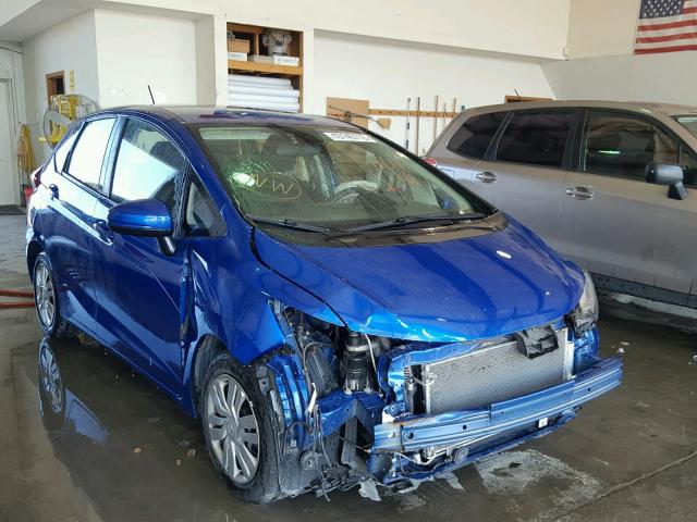 JHMGK5H51GS006652 - 2016 HONDA FIT LX BLUE photo 1