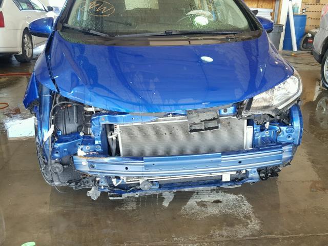 JHMGK5H51GS006652 - 2016 HONDA FIT LX BLUE photo 9