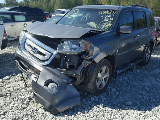 5FNYF4H55BB022721 - 2011 HONDA PILOT GRAY photo 2