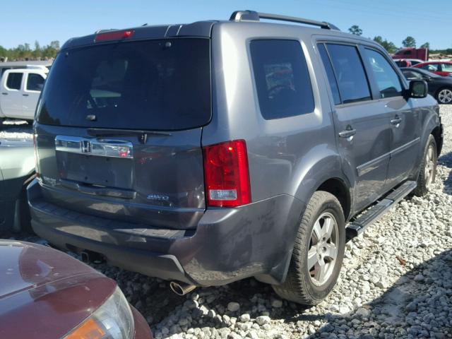 5FNYF4H55BB022721 - 2011 HONDA PILOT GRAY photo 4