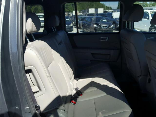 5FNYF4H55BB022721 - 2011 HONDA PILOT GRAY photo 6