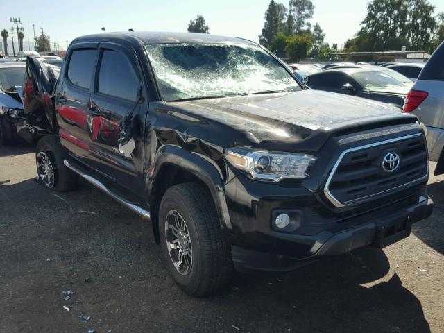 3TMAZ5CN3GM020586 - 2016 TOYOTA TACOMA DOU BLACK photo 1