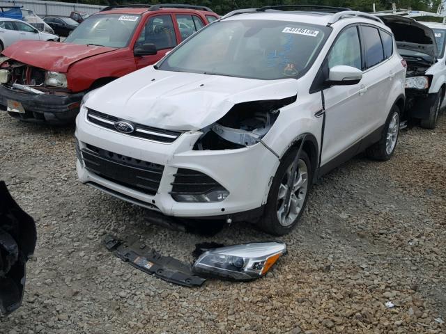 1FMCU0JX3EUB12347 - 2014 FORD ESCAPE TIT WHITE photo 2