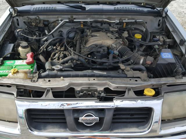 1N6ED27TXYC328569 - 2000 NISSAN FRONTIER C SILVER photo 7