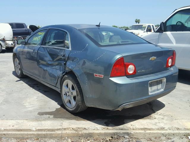 1G1ZG57BX94191013 - 2009 CHEVROLET MALIBU LS 绿色 照片 3