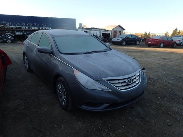 5NPEB4AC0DH719614 - 2013 HYUNDAI SONATA GRAY photo 1