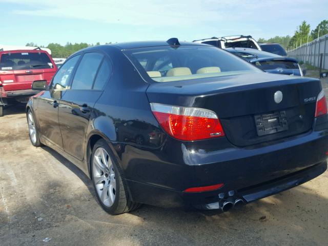 WBANB33524B108460 - 2004 BMW 545 I BLACK photo 3