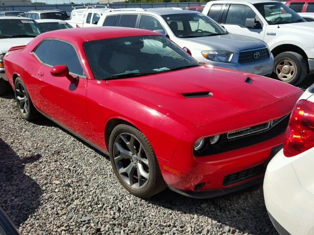 2C3CDZAG7FH855501 - 2015 DODGE CHALLENGER RED photo 1