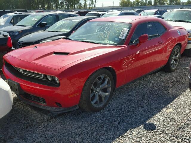 2C3CDZAG7FH855501 - 2015 DODGE CHALLENGER RED photo 2