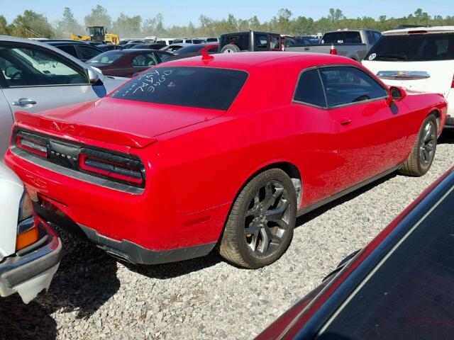 2C3CDZAG7FH855501 - 2015 DODGE CHALLENGER RED photo 4