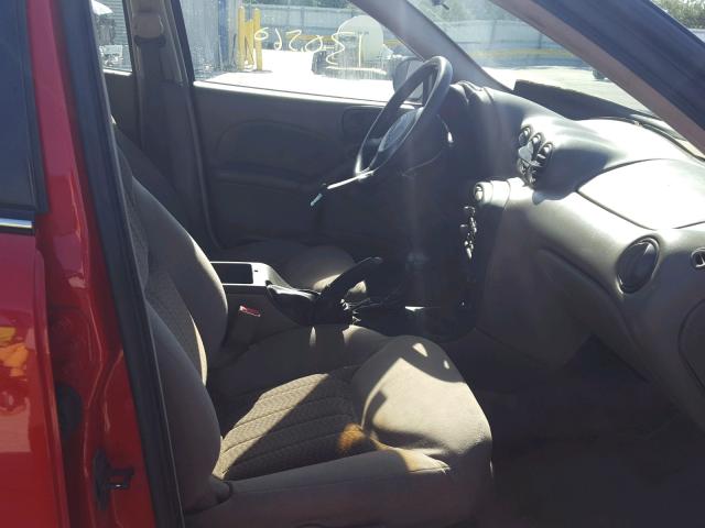 1G2NF52EX3C190777 - 2003 PONTIAC GRAND AM S RED photo 5