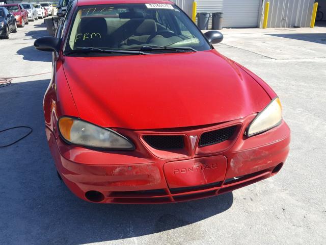 1G2NF52EX3C190777 - 2003 PONTIAC GRAND AM S RED photo 9