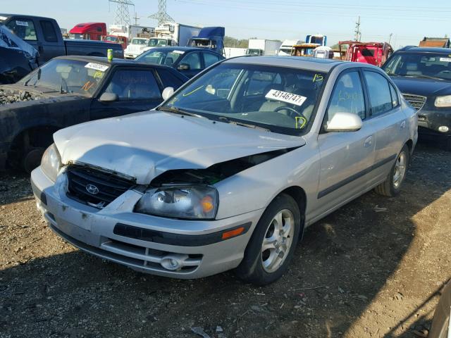 KMHDN46D85U112481 - 2005 HYUNDAI ELANTRA GL SILVER photo 2