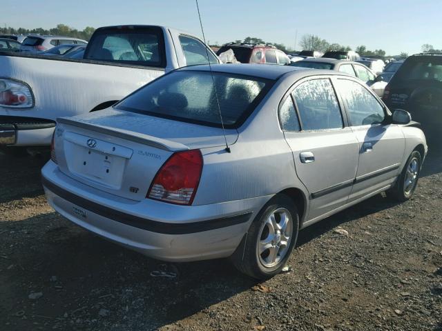 KMHDN46D85U112481 - 2005 HYUNDAI ELANTRA GL SILVER photo 4