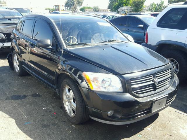 1B3HB48BX7D126851 - 2007 DODGE CALIBER SX BLACK photo 1