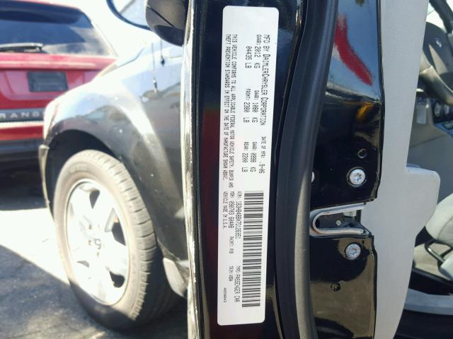 1B3HB48BX7D126851 - 2007 DODGE CALIBER SX BLACK photo 10