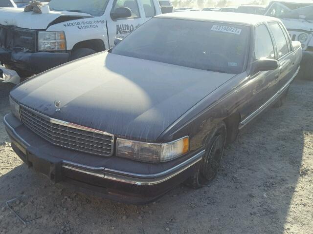 1G6KD52B4SU292145 - 1995 CADILLAC DEVILLE MAROON photo 2