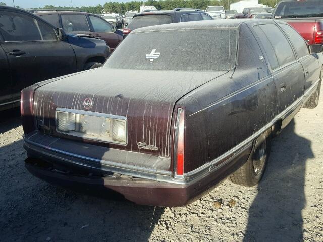 1G6KD52B4SU292145 - 1995 CADILLAC DEVILLE MAROON photo 4