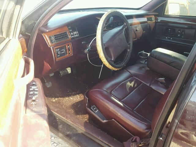 1G6KD52B4SU292145 - 1995 CADILLAC DEVILLE MAROON photo 9