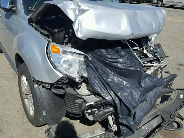 2GNALAEK1F1112516 - 2015 CHEVROLET EQUINOX LS SILVER photo 9