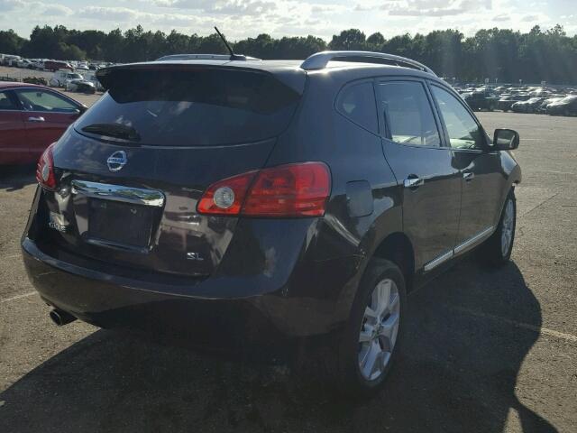 JN8AS5MT5BW184940 - 2011 NISSAN ROGUE S BURGUNDY photo 4