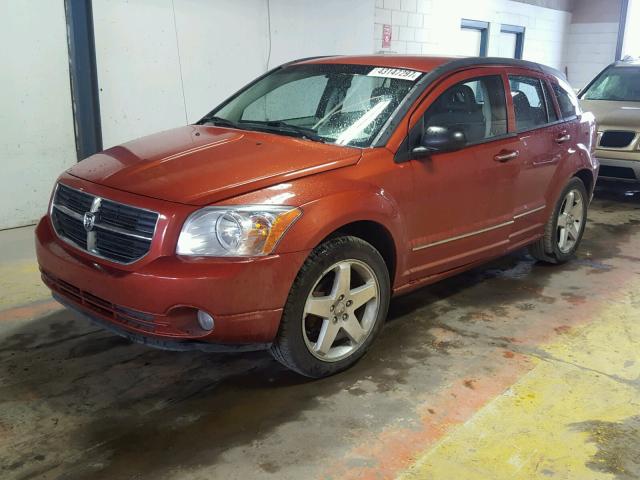 1B3HE78KX7D288956 - 2007 DODGE CALIBER R/ ORANGE photo 2